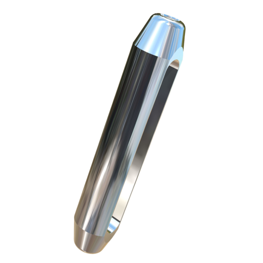 Titanium Turnbuckle body 1/2 inch-20 UNF and 1/2 inch-20 UNF LH X 6-11/16 inch (open style)